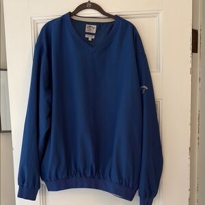 Callaway Blue V-Neck Sweater Classic Style